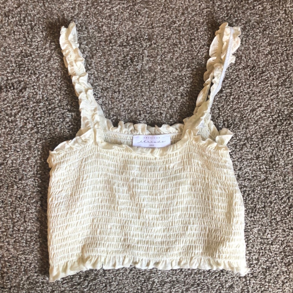 Off white crop top